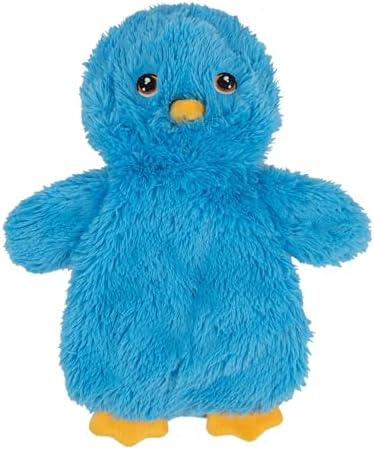 Best Pet Supplies Interactive Squeaky Dog Toy - Baby Chicken, Blue | Stuffing Free Body, Soft, Squeaks & Crinkles, No Mess, Perfect for Moderate Chewers, Toss and Fetch Play