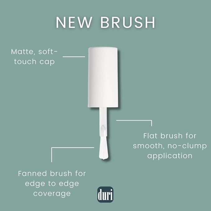 duri Nail Polish, 722 Darling, Pastel Creamy Light Beige Shade,Glossy Finish, 0.45 Fl Oz