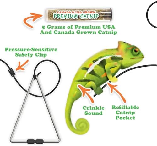 Meowijuana Jump 'n' Jamb Chameleon Cat Toy and Catnip Blend | High Potency