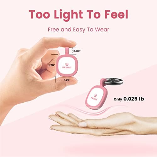 Pawaii Dog ID Tag, Silent Silicone QR Code Tag, Scan Alerts, No App, 1 Pack