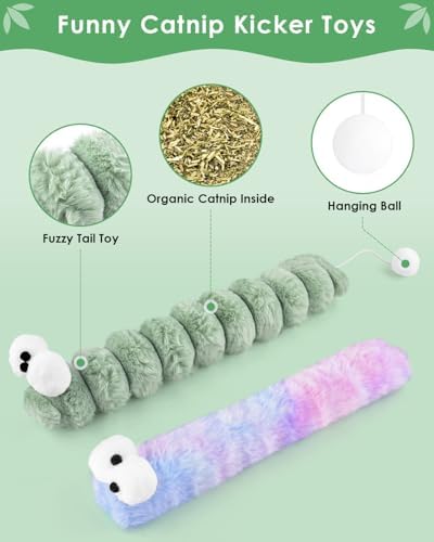 Bissap 20PCS Silvervine Chew Sticks, Catnip Chewing Toy for Cat Kitten