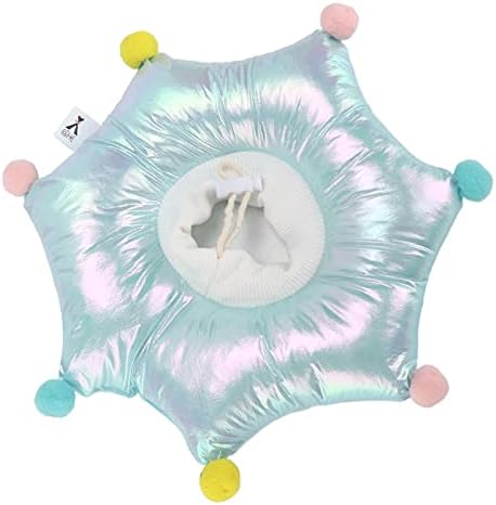 Soft Cat Recovery Collar Adjustable Clown Design (M)