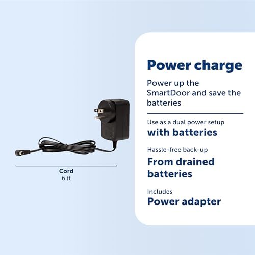 PetSafe SmartDoor Connected Pet Door Power Adaptor, 6 ft Corded 12-VDC