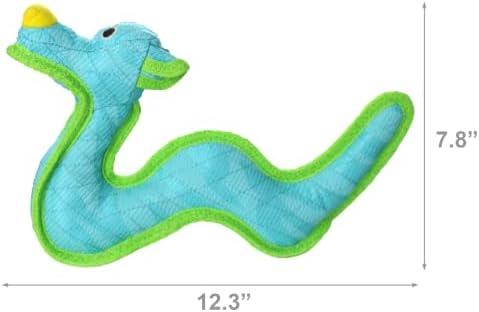 Tuffy® - DuraForce® : Dragon Dog Toy: Ultra Durable Plush Toy with Multiple Layers & Reinforced Seams, Washable and Floats, DuraForce® Construction