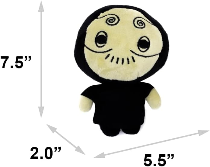 Buckle-Down The Wizarding World of Harry Potter Squeaky Plush Dog Toy for Large, Medium & Small Dogs, Chibi Death Eater Full Body Pose, 2" x 5.5"