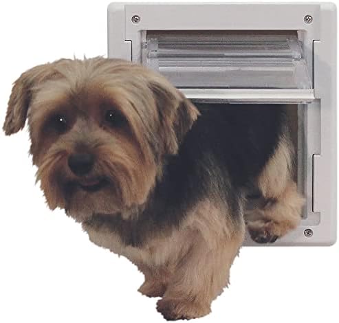 Ideal Pet Products Air Seal Pet Door | Telescoping Frame, Small, 6.63" x 7.25" Flap Size