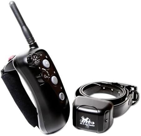 DT SYSTEMS RAPT1400 E-collar Remote Rapid Access Pro Trainer, Compact Waterproof Gentle Touch Stimulation Dog Training System, Transmitter w/ Hand Strap - Black
