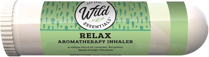 Wild Essentials Sleepy time 6 Pack Aromatherapy Nasal Inhaler Multipack Made with 100% Natural, Therapeutic Grade Essential Oils to Help You Sleep and Relax