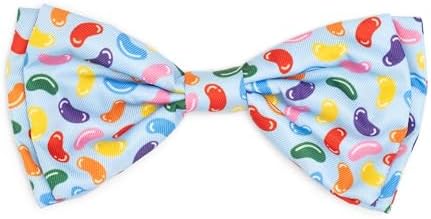 THE WORTHY DOG Spring Patterns Pet Bow Ties for Dogs & Cats, Jelly Beans