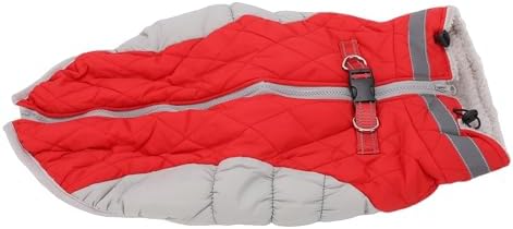 Mingzhe Zipper Up Dog Coat Windproof Comfortable Winter Snowsuit for Pets