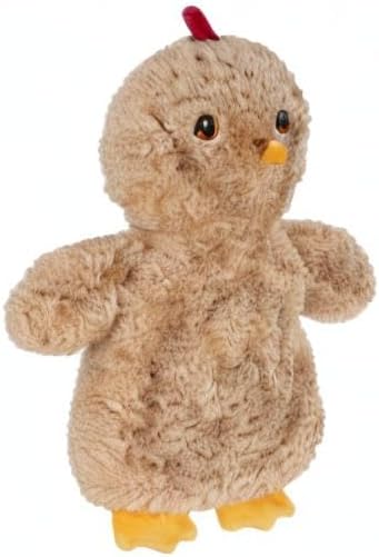 Best Pet Supplies Interactive Squeaky Dog Toy - Baby Chicken, Khaki | Stuffing Free Body, Soft, Squeaks & Crinkles, No Mess, Perfect for Moderate Chewers, Toss and Fetch Play