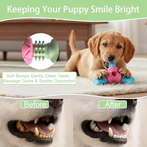 Puppy Chew Toys for Teething, Dog Chew Toys for Small Medium Dogs