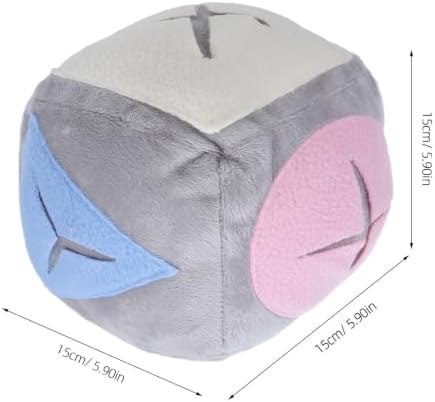 Rabbit Snuffle Ball Treat Dispenser for Bunnies and Rabbits Cloth Material Exercise Enrichment and Mental Stimulation Ball with Smooth Surface for Indoor and Open Areas