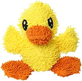 MIGHTY Tuffy Microfiber Medium Ball Duck Dog Toy