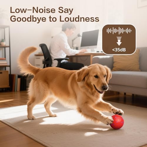 Interactive Dog Ball, Smart Interactive Dog Toys for Medium and Large Dogs