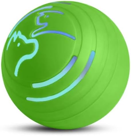 Smart Jumping Ball Dog Toy, Automatic Moving Pet Ball, Suitable for Toy Balls for Small Dogs and Cats (Green)