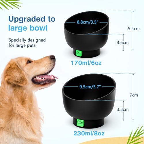 Pecute Portable Dog Water Bottle 29oz, Pet Walking Water Bottle
