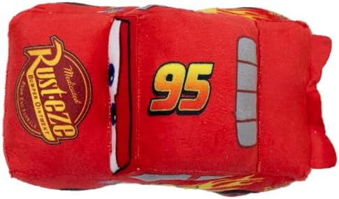 Buckle-Down Disney Dog Toy, Pixar Cars Lightning McQueen Race Car Replica, Plush