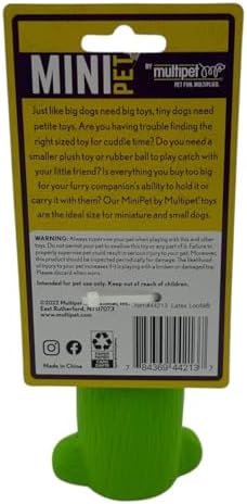 Multipet Mini Latex Loofa Dog Toy, X-Small
