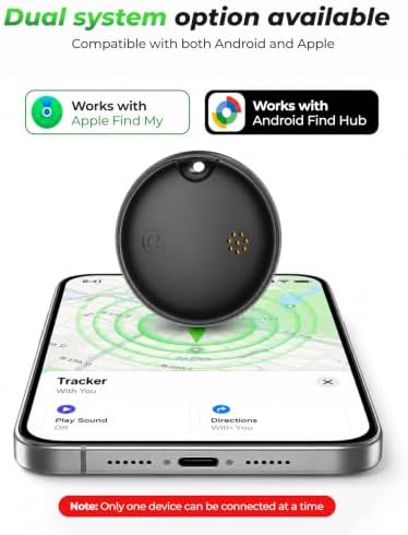 2026 Air Tags 4 Pack Tracker Tag for Android & iOS - Bluetooth Tracker with IP68 Waterproof, 100dB Alarm, Replaceable Battery, GPS Tracker Smart Tag for Luggage Keys Wallet Pets Kids, Airtag 4 Pack
