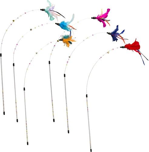 Spot Ethical Wire & Beads Teaser Wand Asstd. 30" 6 pcs