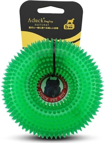 Squeaky Dog Toys for Aggressive Chewers, Floating Donut Ring for Large Dogs