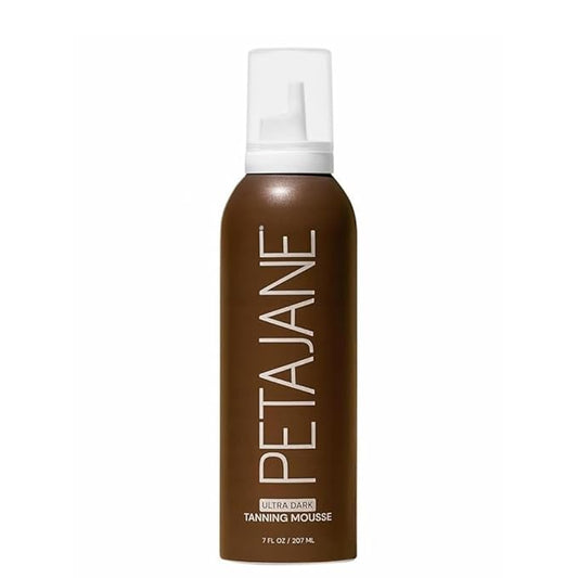 Ultra Dark Tanning Mousse 7oz - Made in the USA - Fast-Absorbing, Non-Sticky, Streak-Free, Vegan, Sunless Tanner for All Skin Types