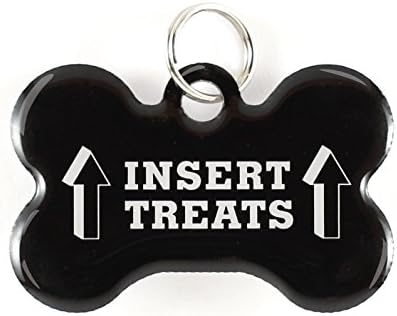 Dynotag® Web Enabled Super Pet ID Smart Tag with DynoIQ™ & Lifetime Recovery Service. Play Series: Bone (Insert Treats)
