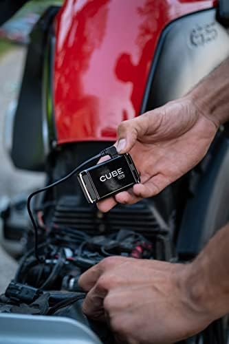 Cube GPS Tracker for Vehicles – GPS Tracker Device for Car, Trucks, Pets - Real Time Tracking, SOS Pings, Geo-Fencing Rechargeable Battery Up-to 60 Days with Hardwire Charger - Requires Subscription