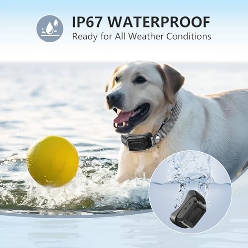 Citronella Dog Bark Collar, Anti Bark Collar with 3 Adjustable Spray & Sensitivity Level [1 Citronella Spray Refill] Automatic No Shock Dog Barking Collar for Small Medium Large Dogs, Grey