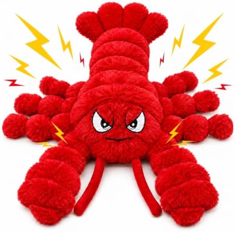 Dog Toys for Small Medium Dogs - Squeaky Plush Puppy Chew Toys with 3 Squeakers and Crinkle Paper, Interactive Pet Toys for Boredom Relief