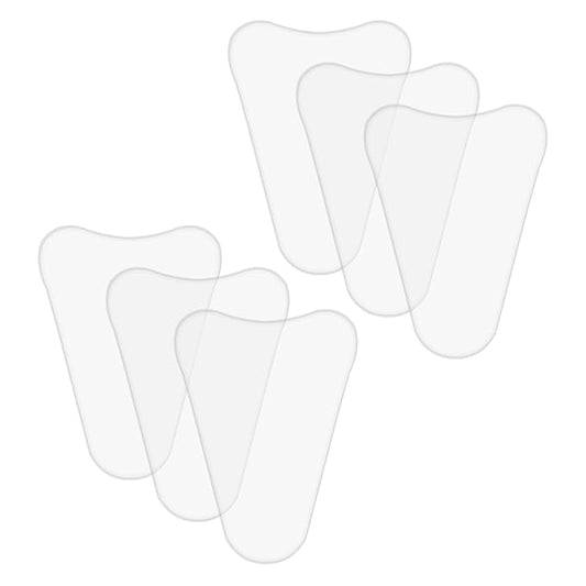 6 Pack Y Shape Concealer for Women,Reusable Anti Underwear for Women,Invisible Silicone Ladies' Seamless Pads Cover for Leggings Swimsuits All and Yoga Pants(Transparent Color)