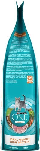Purina ONE Healthy Weight Dry Cat Food, High Protein, 3.5 lb Bag | Made with real chicken and L-carnitine to help burn fat, plus antioxidants for immune support and calcium for strong teeth