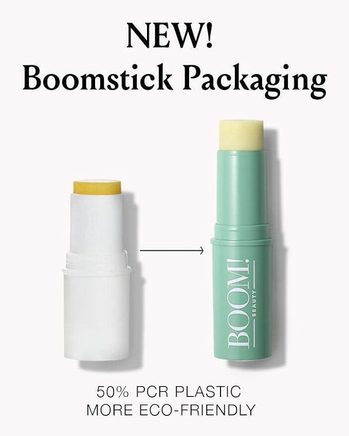 Boomstick GLO ® + Boomstick Rose Nude ® - Buildable Lip & Cheek Tint Makeup Sticks, Moisturizer Stick & Soft Rosy Blush - BOOM! by Cindy Joseph Cosmetics