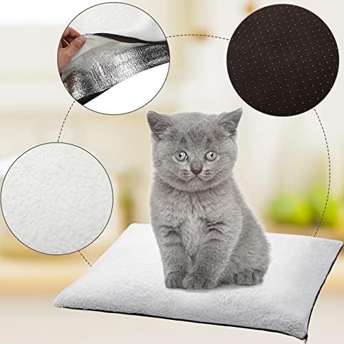 Amyhill Dog Door Flap Self Heating Thermal Pet Pad 24x18,13.4 x 20.5 Inch