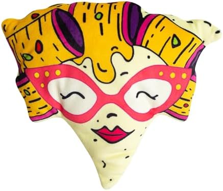 SNUG AROOZ Nacho Momma with a Repair Patch - Plush Dog Toy with Squeaker & Crinkle Sounds - Fun Entertaining Chew Toy for Dogs - Soft and Durable