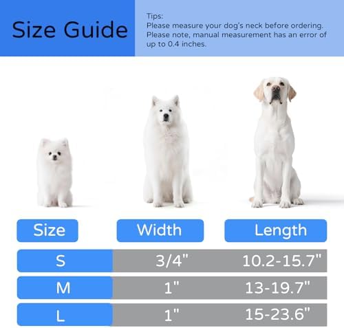 Upgraded AirTag Dog Collar, IP68 Waterproof Holder, Large Purple