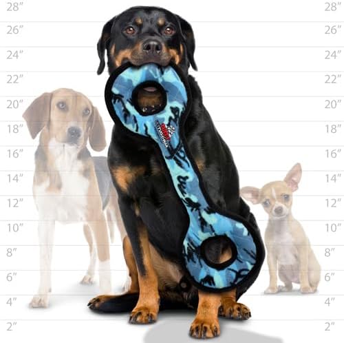 Tuffy Ultimate Tug-O-War Camo Blue