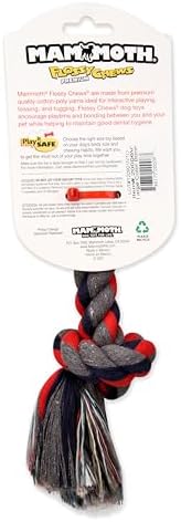 Mammoth Pet Products Flossy Chews Cottonblend Color Rope e, Large, 14-Inch, MultiColored
