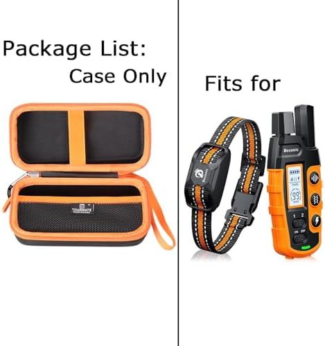 Tourmate Storage Case for Bousnic/Colofrog/Jugbow/MEGWR/SLOPEHILL StoreDog Shock Collar - Dog Collar Hard Bark Collar Travel Case,Dog Training Collar Storage Bag(Only Box)