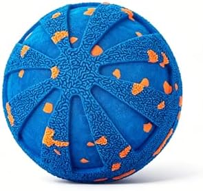 Smart Interactive Dog Toy Wicked Ball Automatic Moving Bouncing Rotating Active Rolling Ball 3 Modes Chew Resistant E-TPU Dog Ball IPX7 Waterproof Electric Puppy Toy for Small Medium Large Dogs Blue
