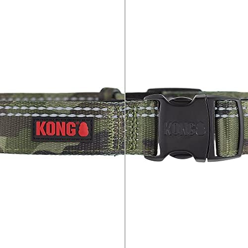 KONG Max HD Ultra Durable Neoprene Padded Dog Collar (XL, Camo)