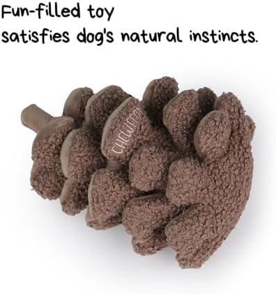 CHEWFFON Interactive Dog Toy, Squeaky Snuffle Game for Boredom