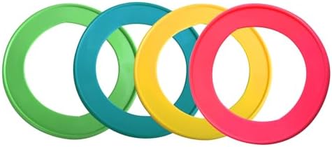Dog Flying Disc, 4 Pack Dog Toy Gift Set for Medium & Large Dogs