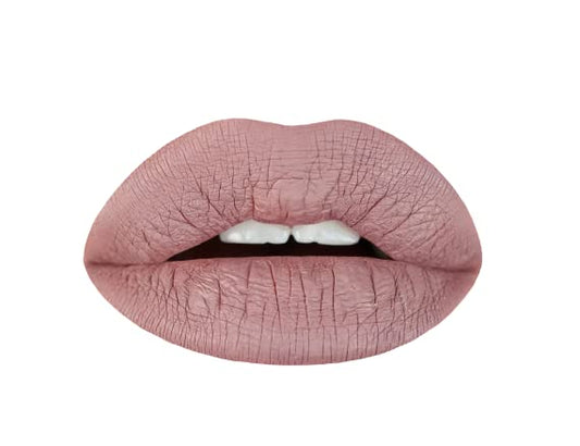 Aromi Desert Taupe Matte Liquid Lipstick | Greige, Grey Beige Lip Color, Long-Lasting Lipstick, Handmade, Day to Night (Desert Taupe)