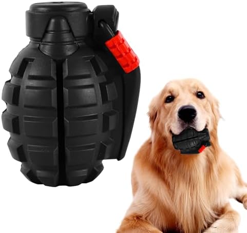 Indestructible Dog Chew Toys for Aggressive Chewers - Durable, Heavy Duty Toys for Large Dogs (Black)