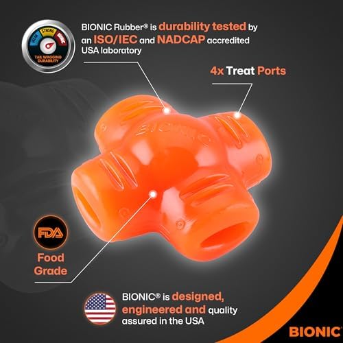 BIONIC Treat Star Dog Toy