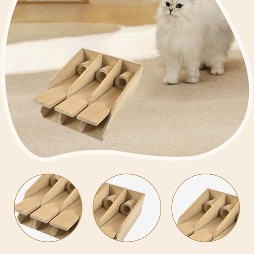 Dispenser Pet Treat Toy Wooden Piano Keyboard Interactive Training Slow Feeder Compact Puppy Supplies Promotes Mental Challenge Suitable