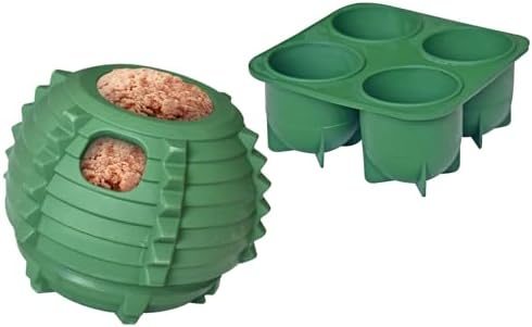 XHX Long-Lasting Interactive Dog Toy for Medium and Large Dogs 25-75 lbs(Green, Medium)