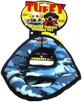 TUFFY® 2 Pack Ultimate 3Way Ring Ultra Durable Plush Dog Toys